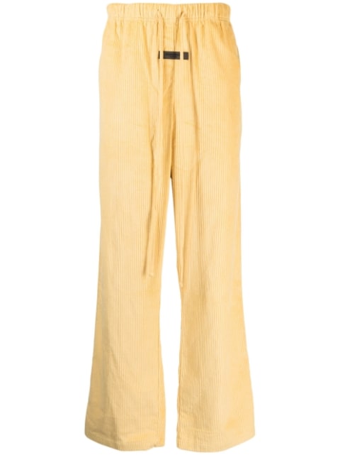 FEAR OF GOD ESSENTIALS - drawstring corduroy track pants