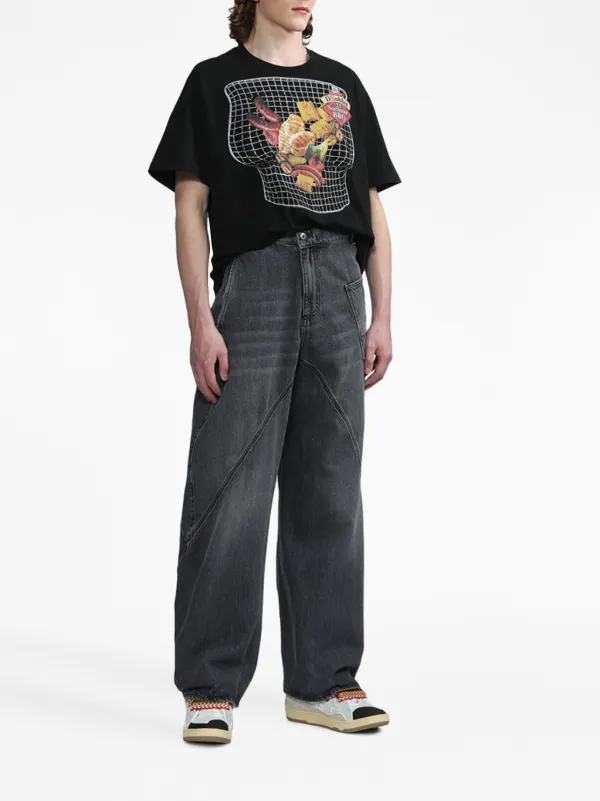 Doublet ダブレット グラフィックプリントTシャツ ブラック Doublet グラフィック Tシャツ | ブラック | FARFETCH JP