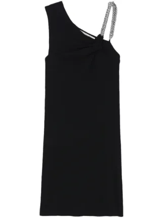 1017 ALYX 9SM 黒ロングワンピース 1017 ALYX 9SM chain-detailed rib-knit Dress | Black | FARFETCH