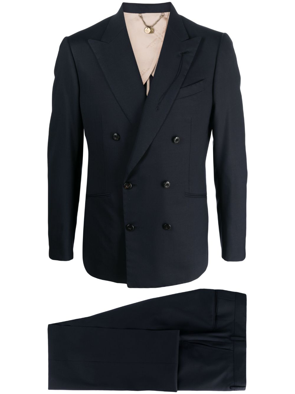 MAURIZIO MIRI DOUBLE-BREASTED WOOL-BLEND SUIT