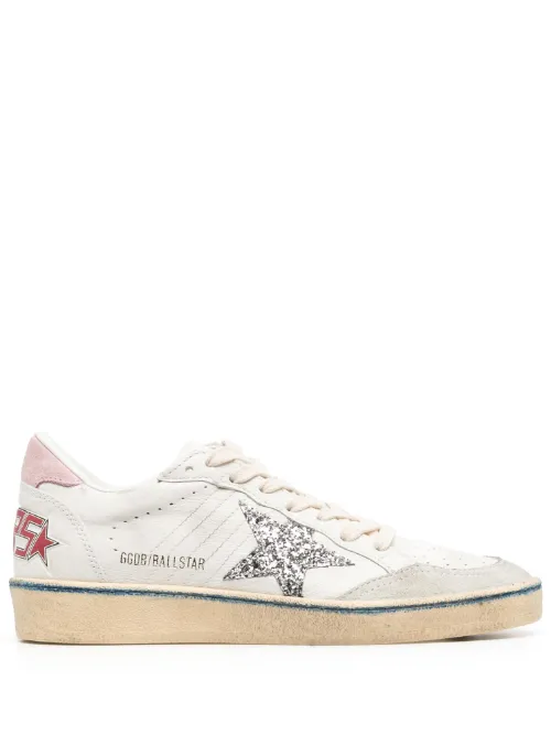 Baskets Ballstar en cuir - Golden Goose - Modalova