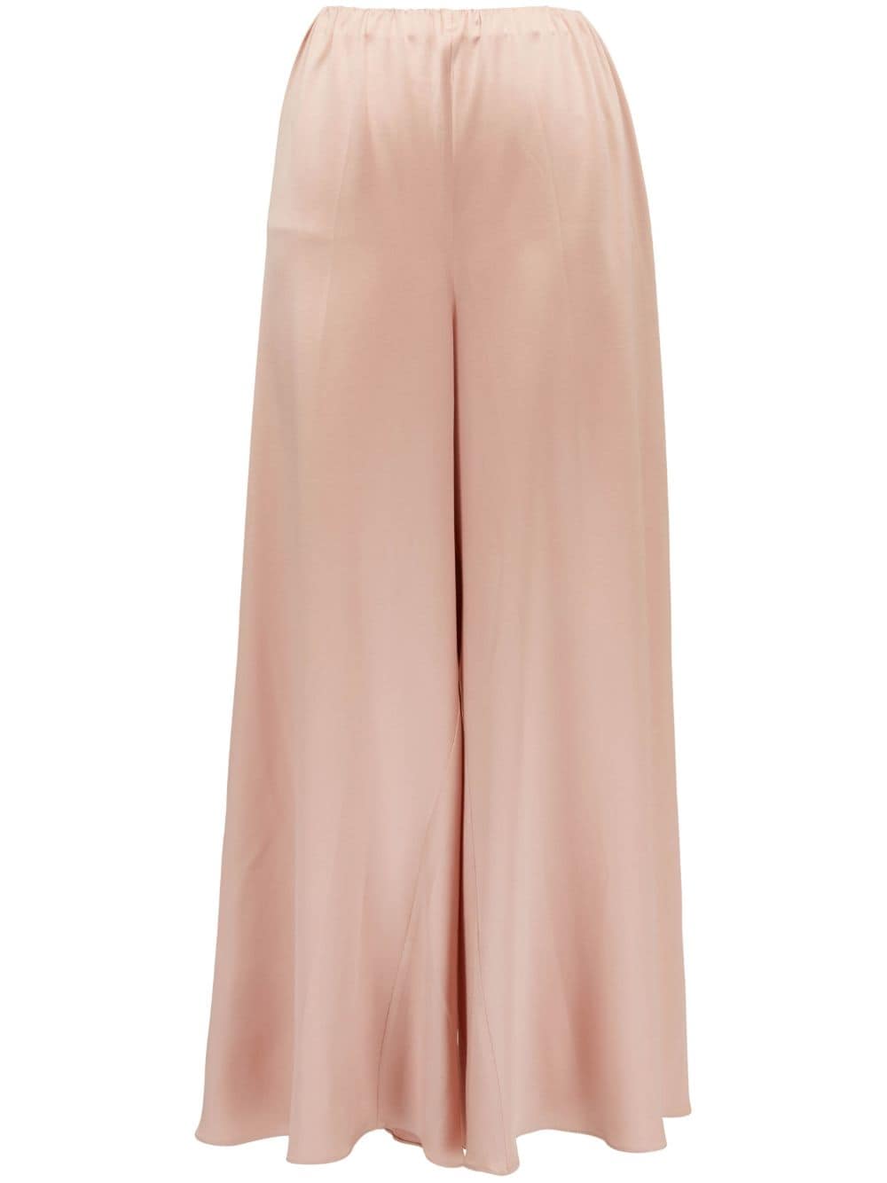 Peter Cohen Elasticated-waist Flared Trousers In Pink