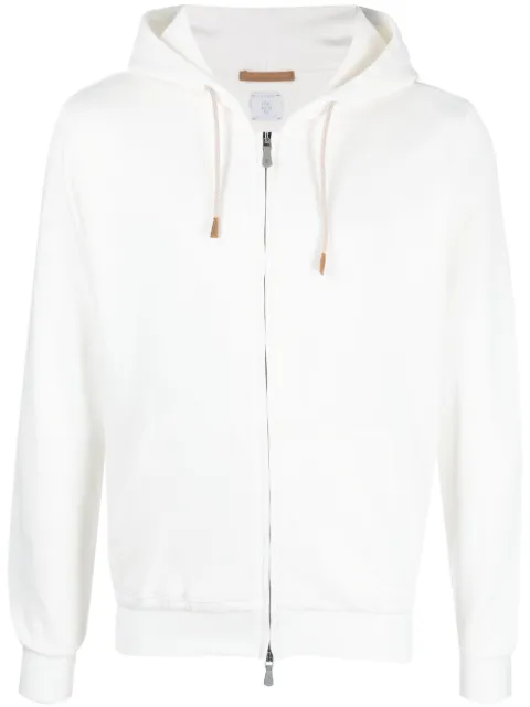 Eleventy long-sleeve zip-up hoodie