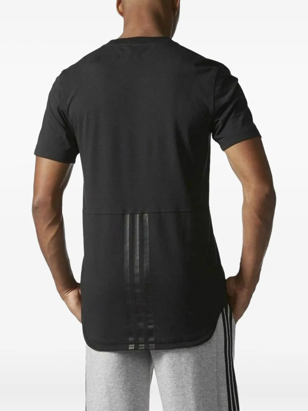 Adidas Essential Droptail 3 Black T-shirt - Zwart