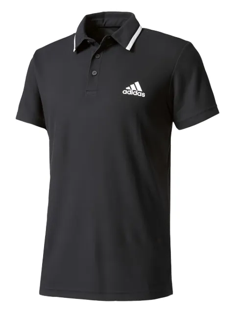 adidas contrast-collar polo shirt