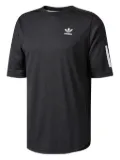 adidas three-stripe t-shirt - Black