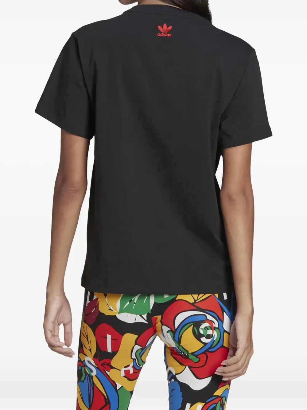 adidas x Rich Mnisi crew-neck T-shirt Zwart