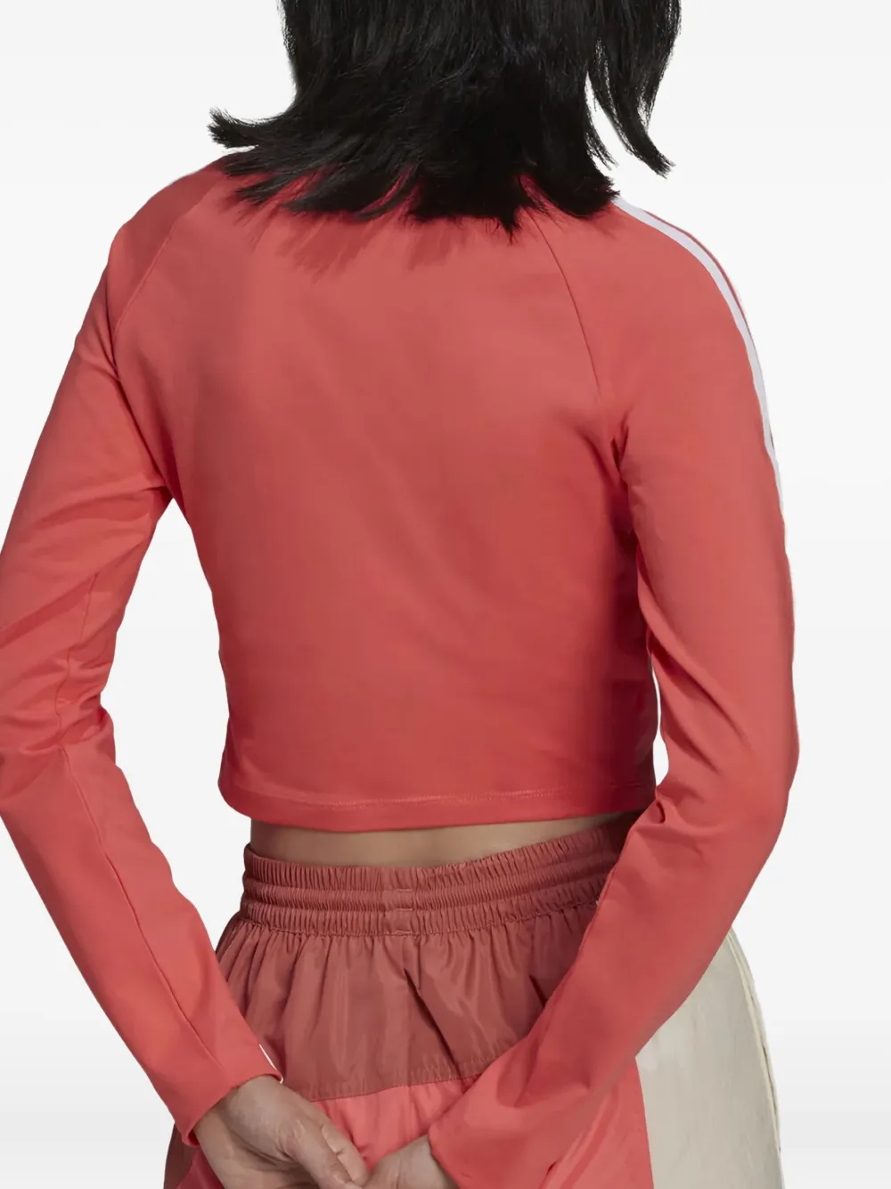adidas Stadium 3-stripe wrap "Red" top Rood
