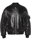 Prada nappa leather bomber jacket - Black