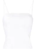 Reformation Overland strapless linen top - White