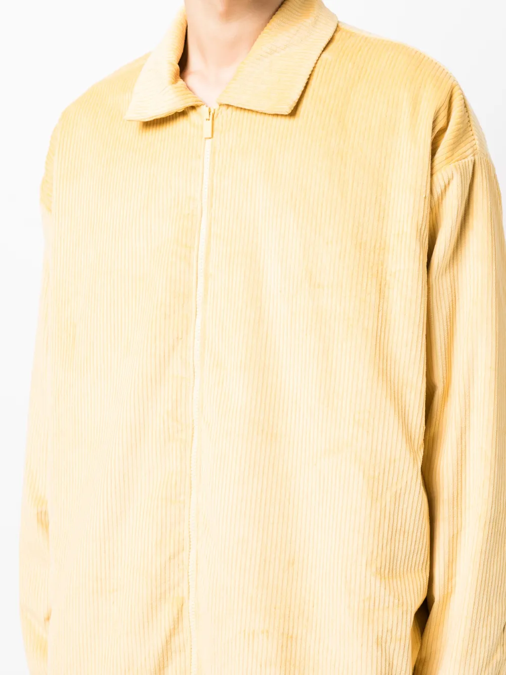 FEAR OF GOD ESSENTIALS Ribfluwelen shirtjack Geel
