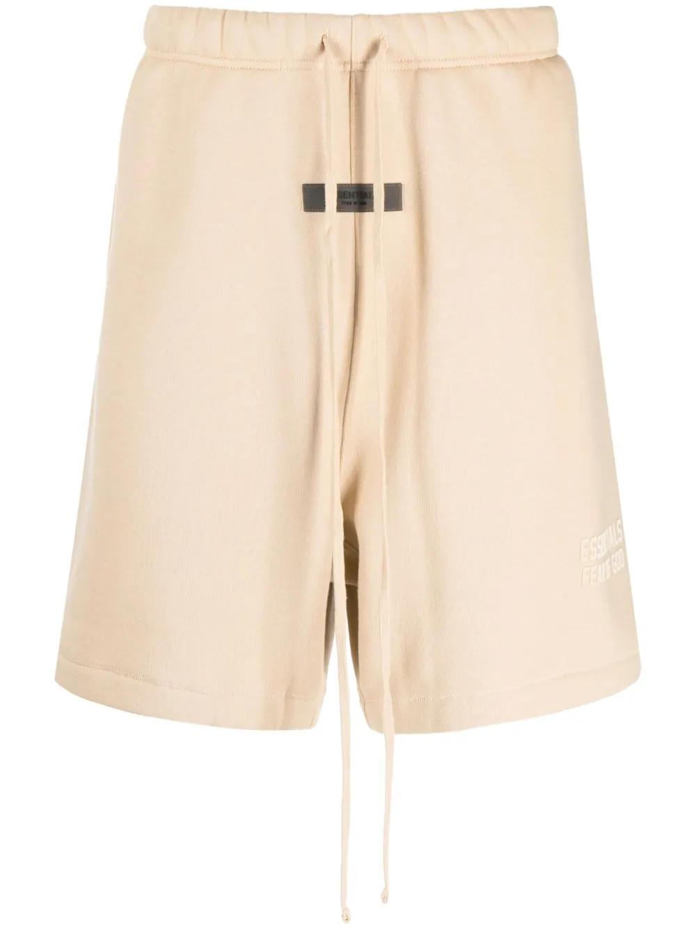 Fear of god best sale essentials sweat shorts cream