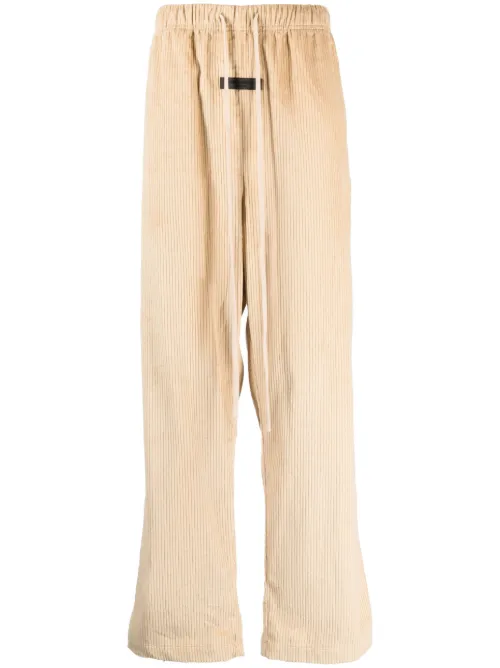 Pantalon de jogging en velours côtelé à lien de resserrage - FEAR OF GOD ESSENTIALS - Modalova