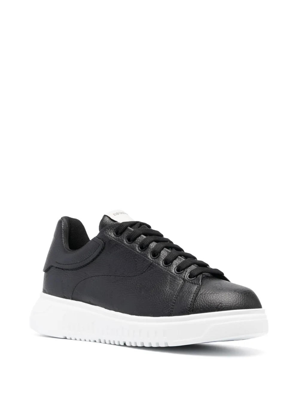 Emporio Armani Low-top sneakers - Zwart