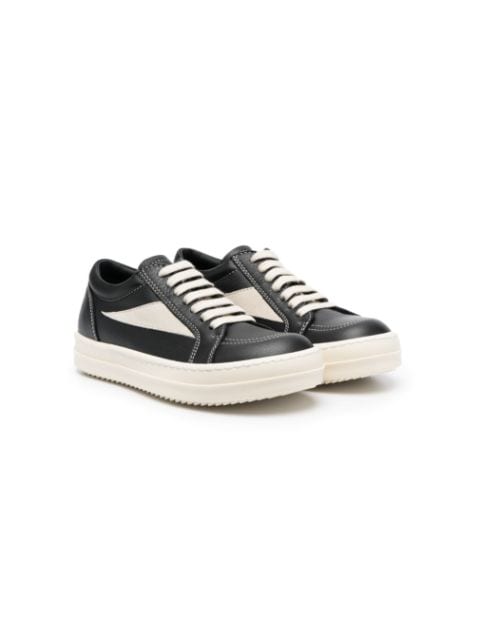 Rick Owens Kids - leather lace-up trainers