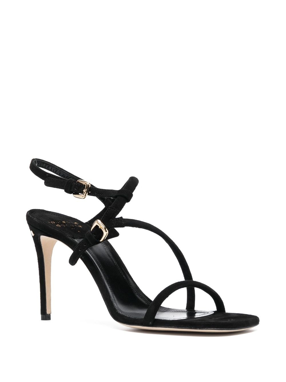 Shop Laurence Dacade 100mm Side Buckle-fastening Sandals In Black