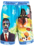 KidSuper graphic-print shorts - Blue