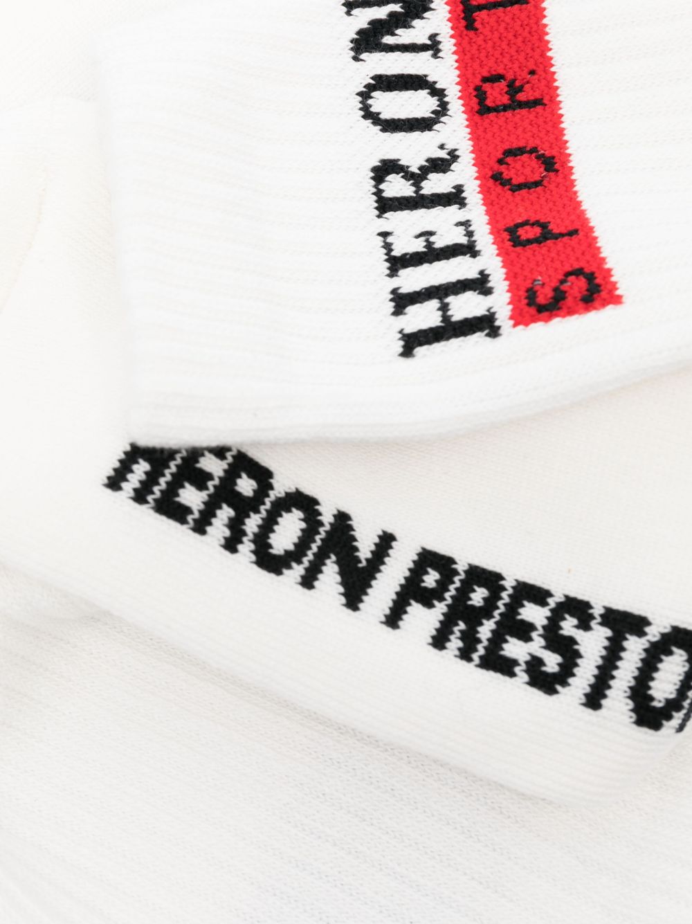 Heron Preston Intarsia sokken - Wit