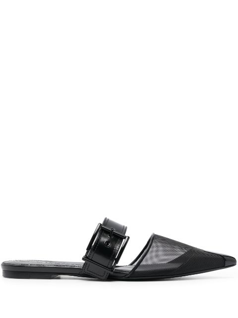 Alexander McQueen Punk point-toe flat mules Women