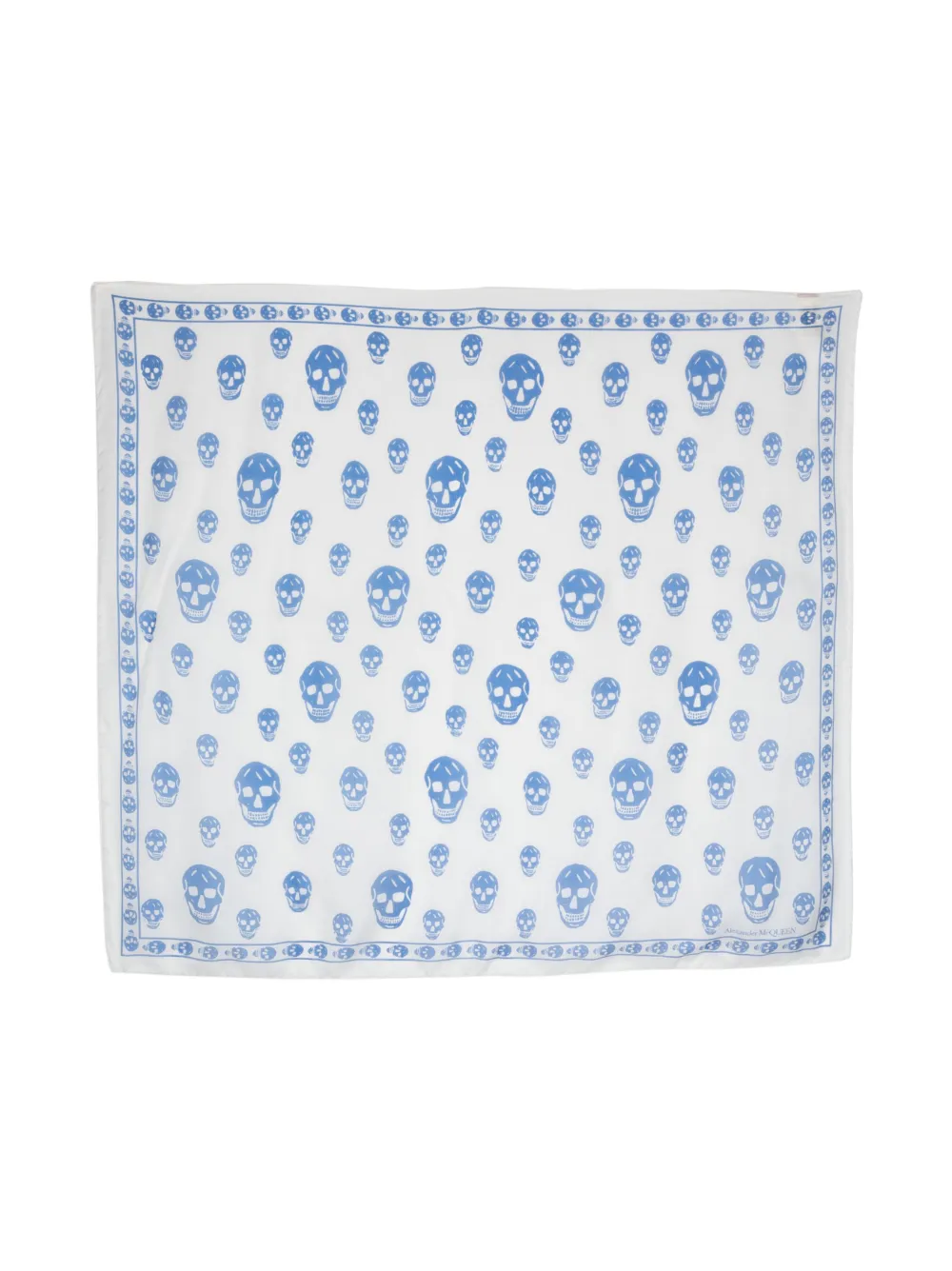 Alexander McQueen silk skull-print scarf