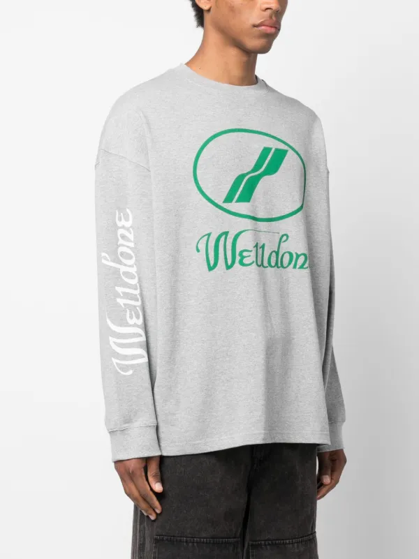 We11done ロゴ ジャージートップ | グレー | FARFETCH JP