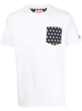 MC2 Saint Barth duck-print pocket T-shirt - White