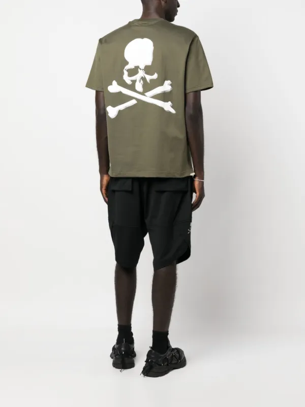 肌触りがいい the over mastermind stripes Tシャツ スカル Tシャツ 