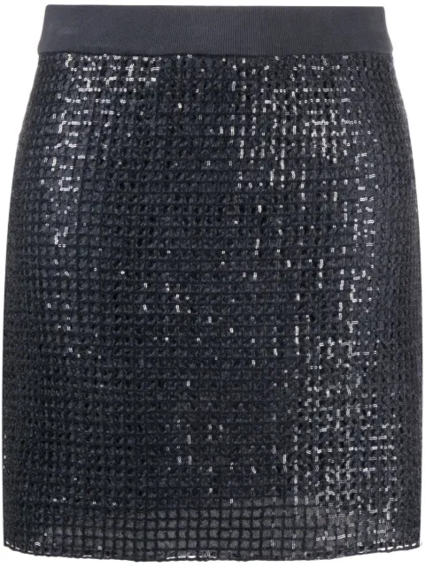 Brunello Cucinelli sequin-embellished miniskirt
