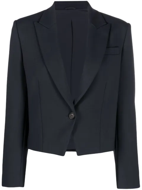 Brunello Cucinelli single-breasted cropped blazer