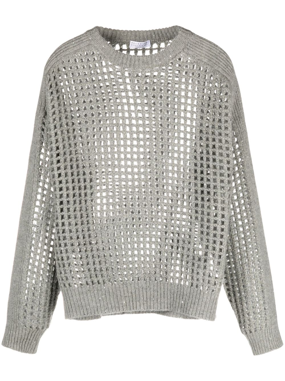 Silver deals shimmer sweater