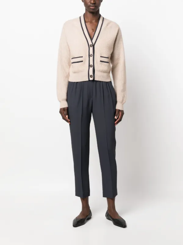 Brunello Cucinelli Cropped Tailored Trousers - Farfetch