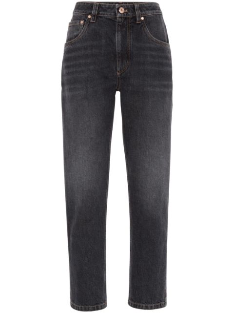 Brunello Cucinelli straight-leg cropped jeans Women