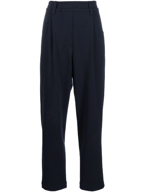 Brunello Cucinelli high-waisted straight-leg trousers Women