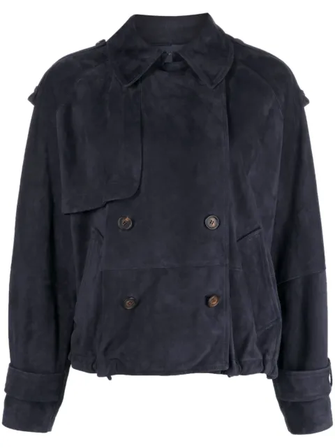 Brunello Cucinelli Monilli-detail suede jacket