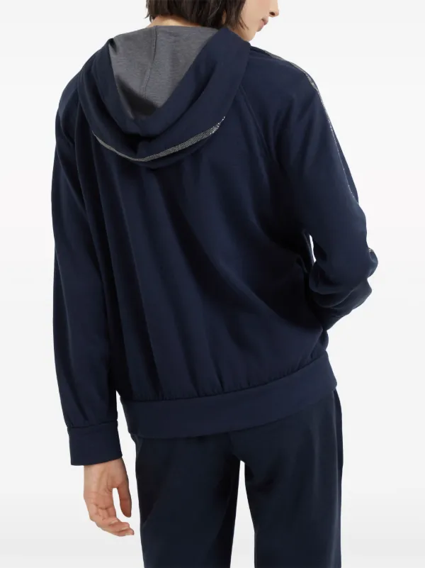 Brunello Cucinelli ジップアップ パーカー | ブルー | FARFETCH JP