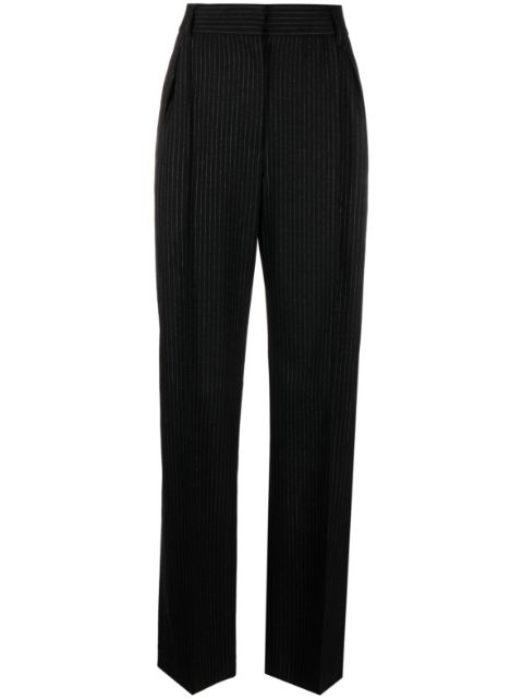 Brunello Cucinelli straight-leg pinstripe trousers Women