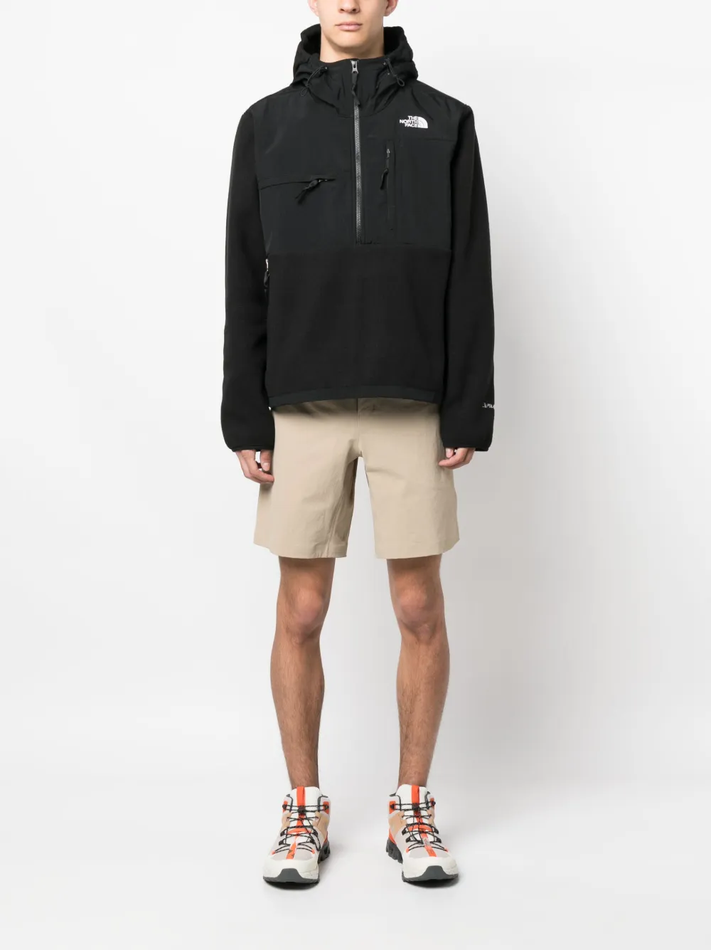 The North Face Denali hooded jacket - Zwart
