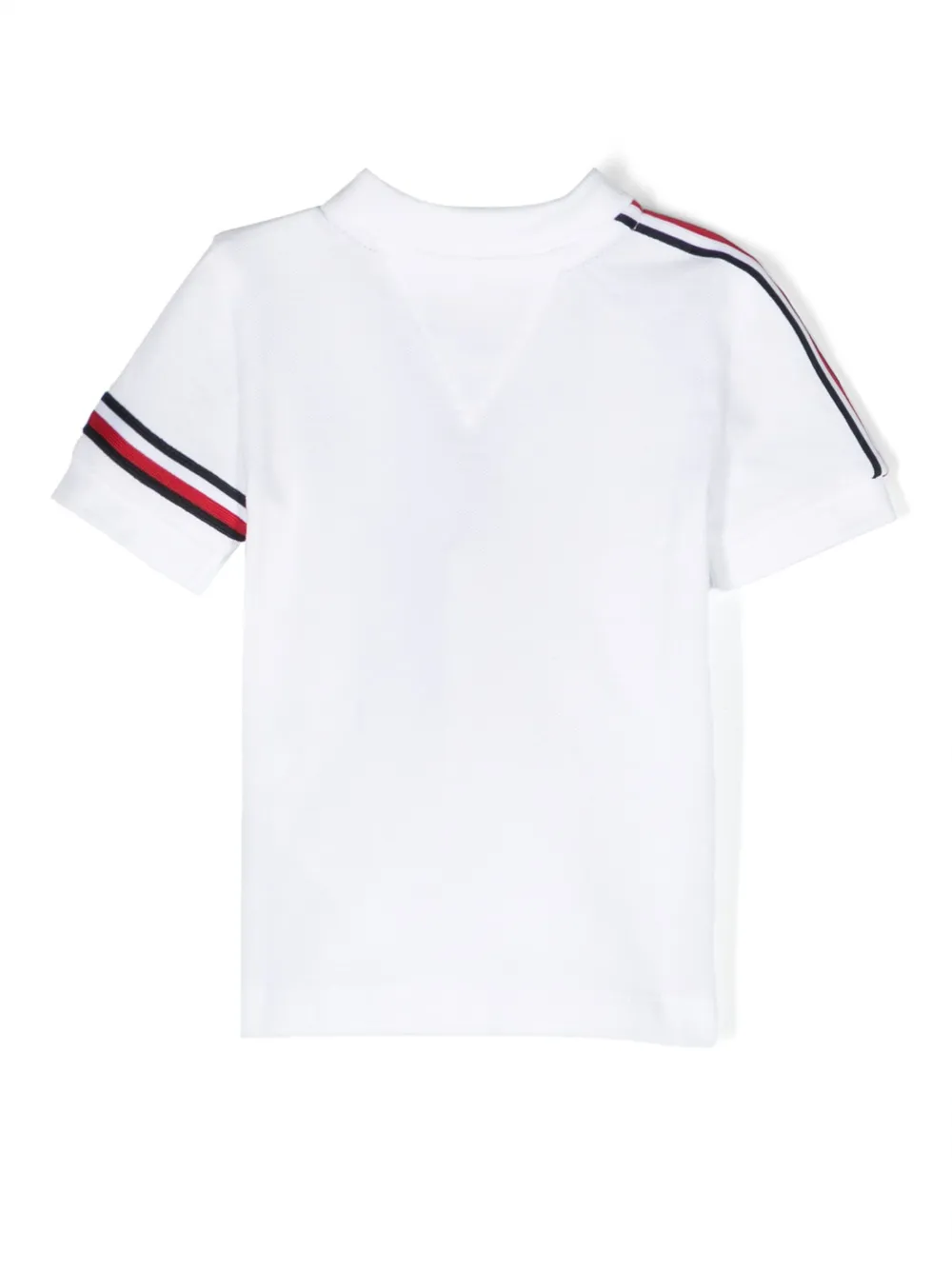 Tommy Hilfiger Junior Poloshirt met geborduurd logo - Wit