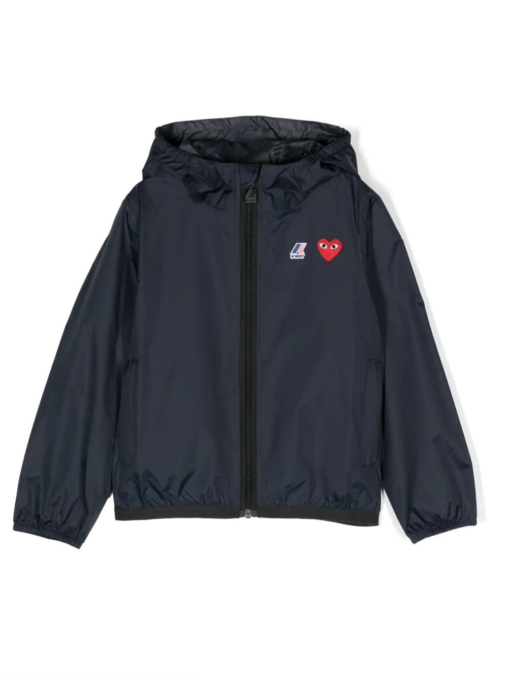 COMME DES GARÇONS PLAY X K-WAY CLAUDE HOODED RAIN JACKET