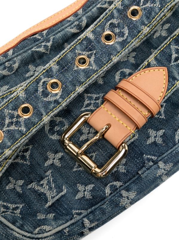 Louis Vuitton 2007 pre-owned monogram-pattern Denim Belt Bag