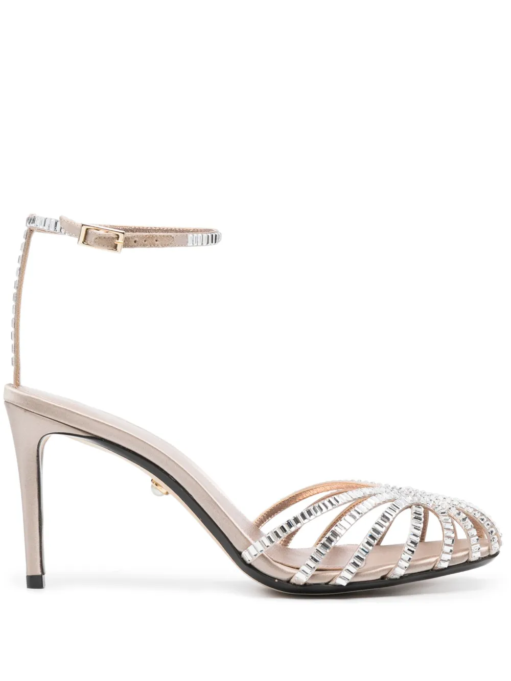 Alevì crystal-embellished caged-design sandals