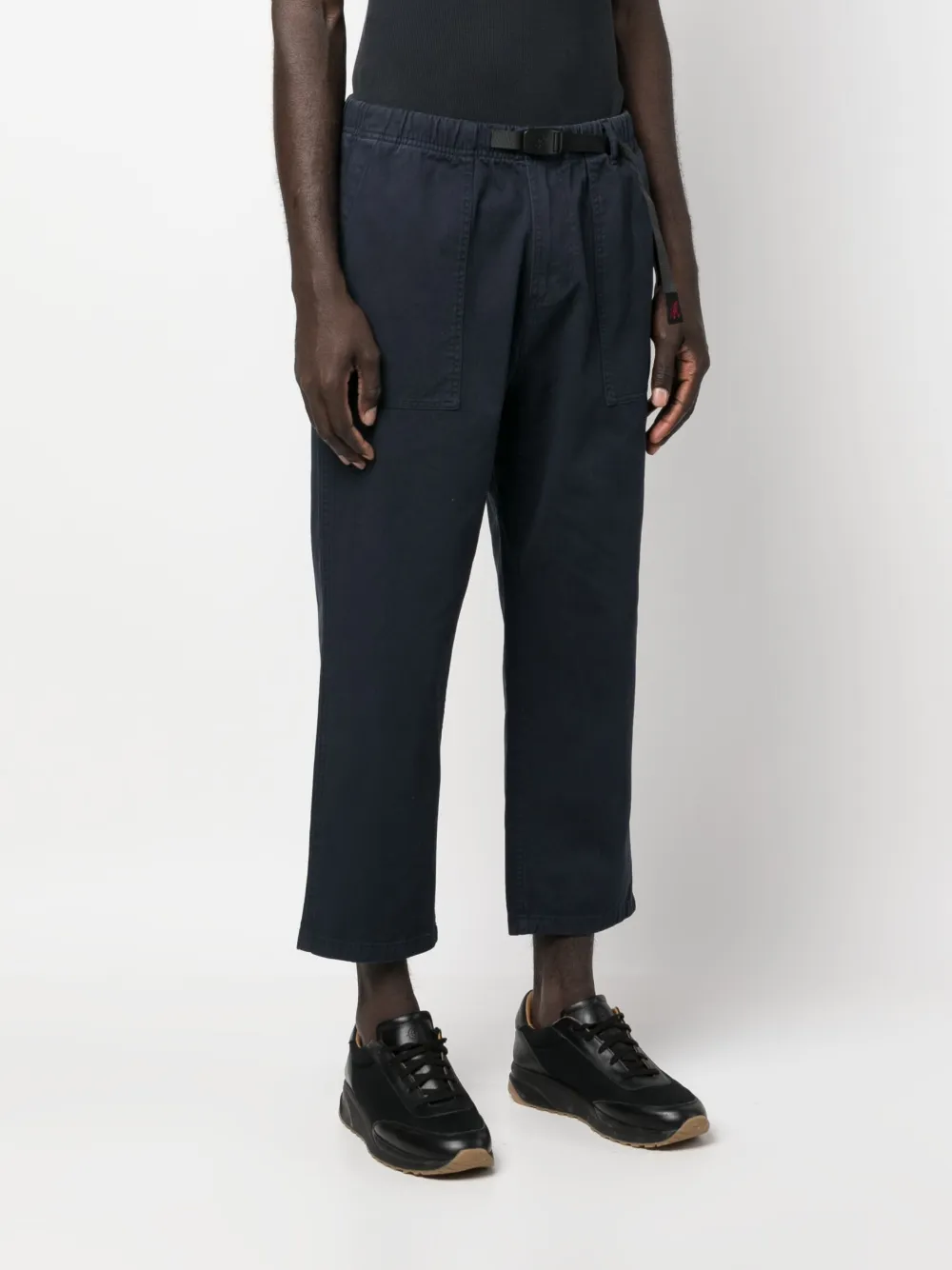Gramicci Elasticated Drawstring-waistband Trousers In Blue