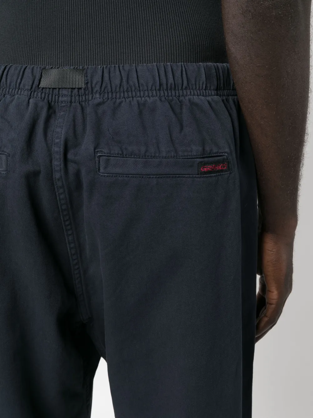 Gramicci Elasticated Drawstring-waistband Trousers In Blue
