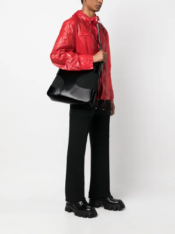 Ferragamo cut-out Leather Tote Bag | Black | FARFETCH