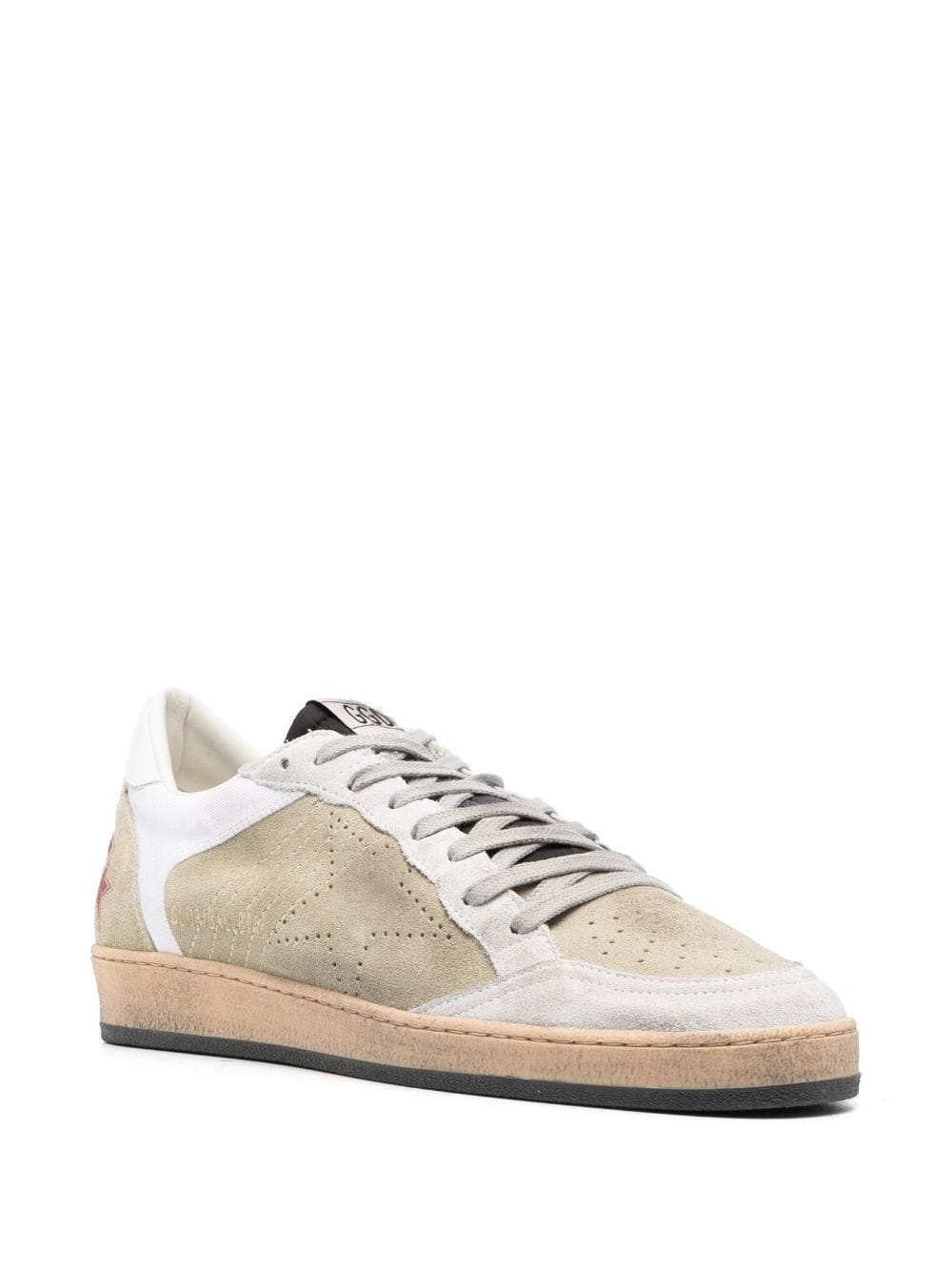 Golden Goose Sneakers met vlakken - Beige