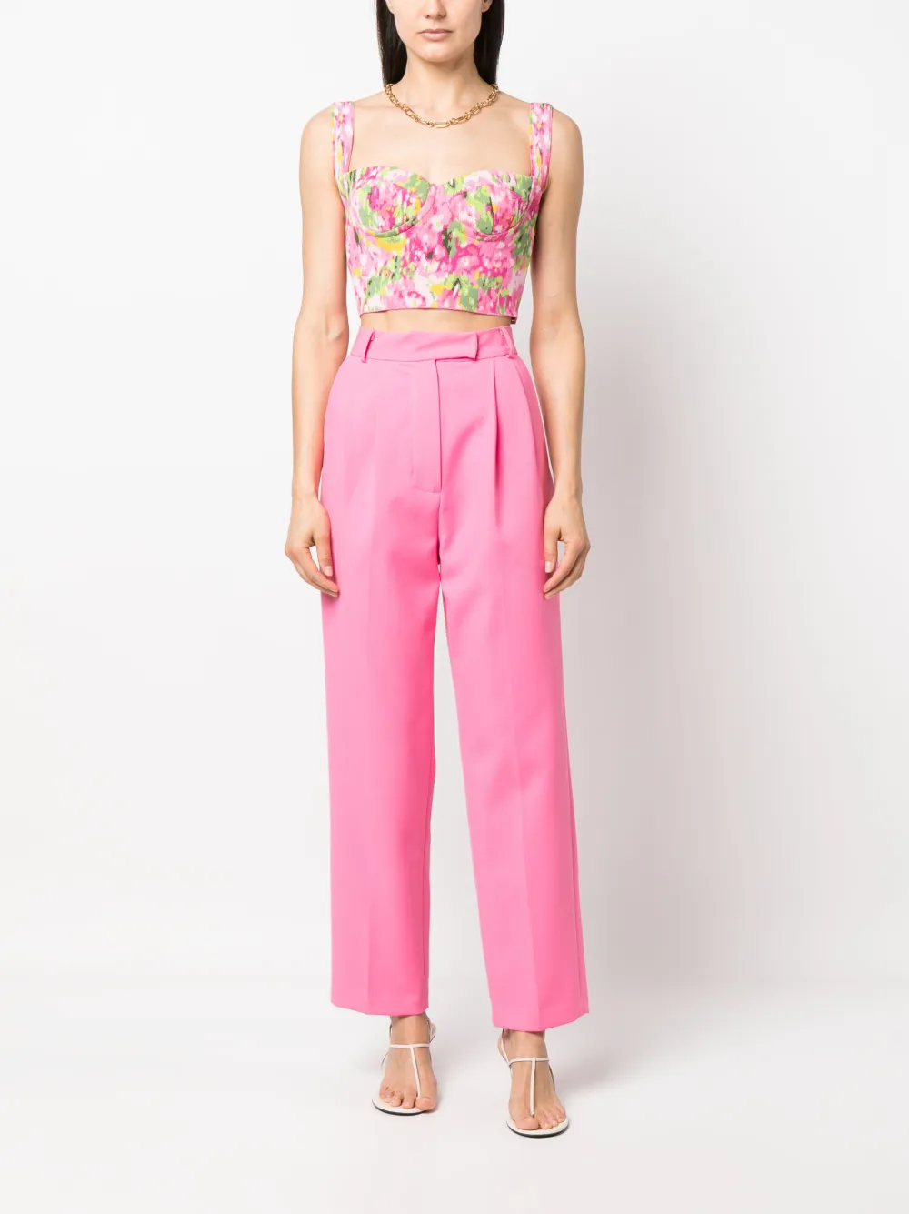 Del Core Cropped top - Roze