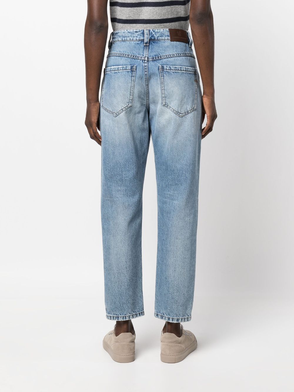 Brunello Cucinelli distressed-effect Denim Jeans - Farfetch