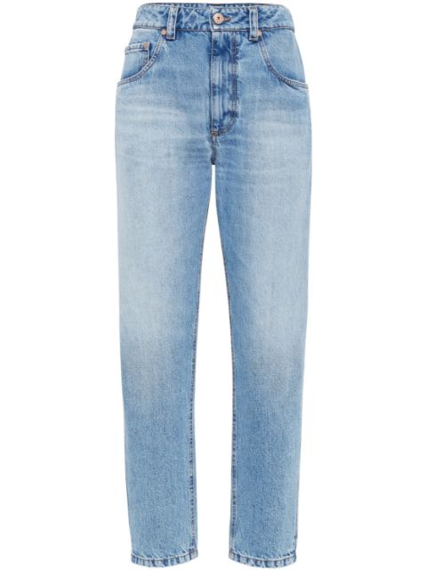 Brunello Cucinelli distressed-effect denim jeans Women