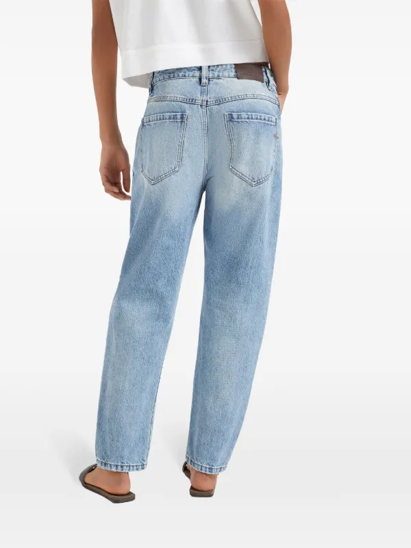 Brunello Cucinelli distressed-effect Denim Jeans | Blue Brunello Cucinelli distressed-effect Denim Jeans | Blue