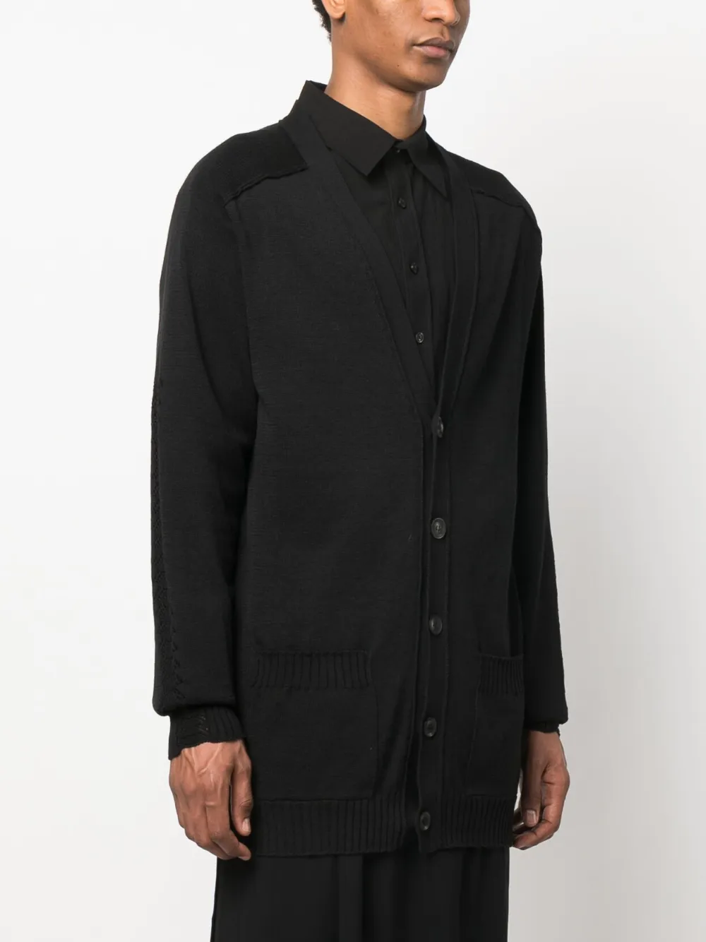 Yohji Yamamoto Kurzärmeliger Cardigan Farfetch